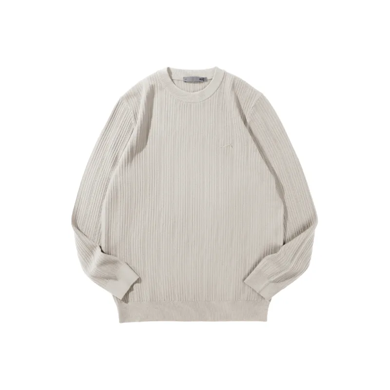 HLA Crew Neck Embroidered Long Sleeved Knitwear Men's-15