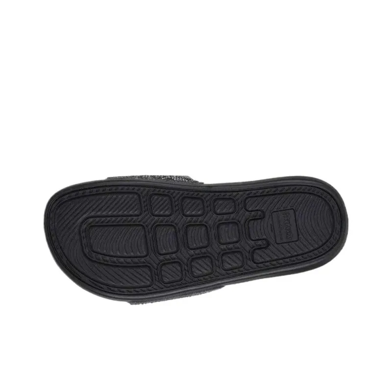 Skechers Cushioning Slide Slippers Women's Black-4