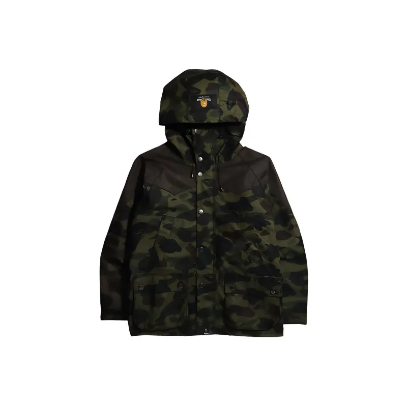 Bape X Barbour 1st Camo Bedale Snowboard Jacket-0
