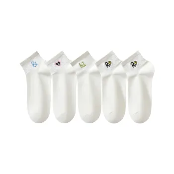 Temooues Ankle Socks Women's 5 Pack