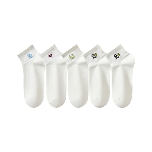 Temooues Ankle Socks Women's 5 Pack