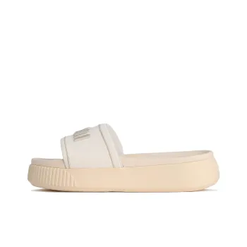 PUMA Platform Slide EVA Slip Resistant Abrasion Resistant Slide Slippers Women's White