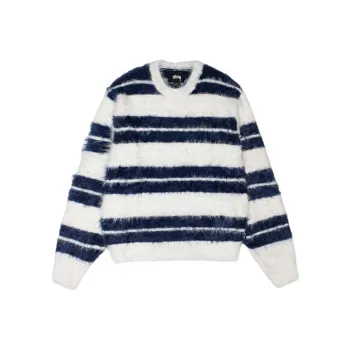 Stussy Hairy Stripe Crew Sweater