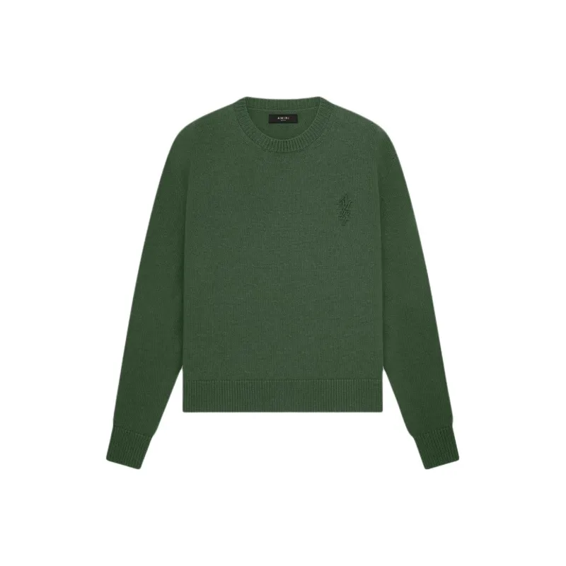 AMIRI Amiri Stack Crewneck Sweater Men's Green-0