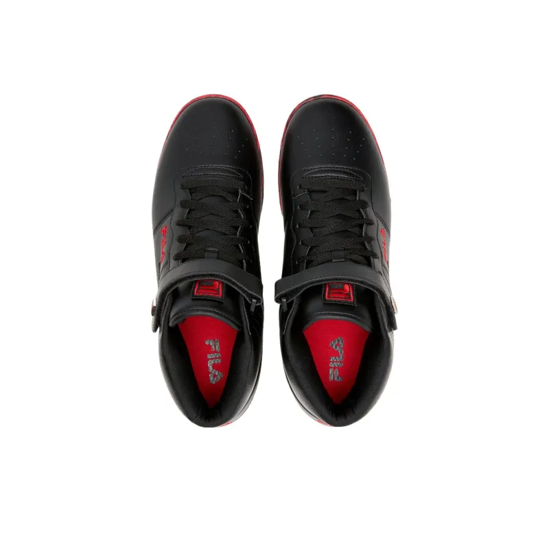 FILA Vulc 13 Camo High Top Skateboard Shoes Men's Black-3