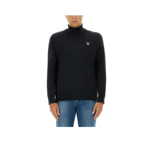 PS By Paul Smith Zebra Roll Neck Jumper