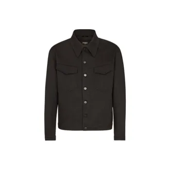 FENDI Roma Logo Denim Jacket