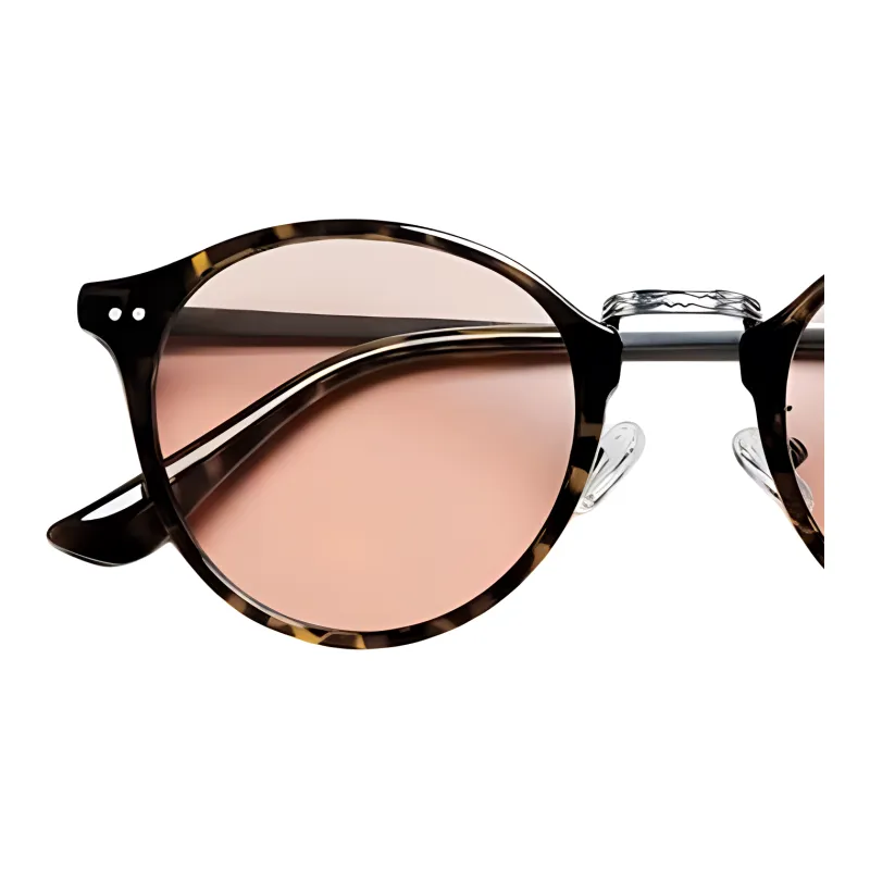 UNIQLO Round Sunglasses Unisex Tortoiseshell-2