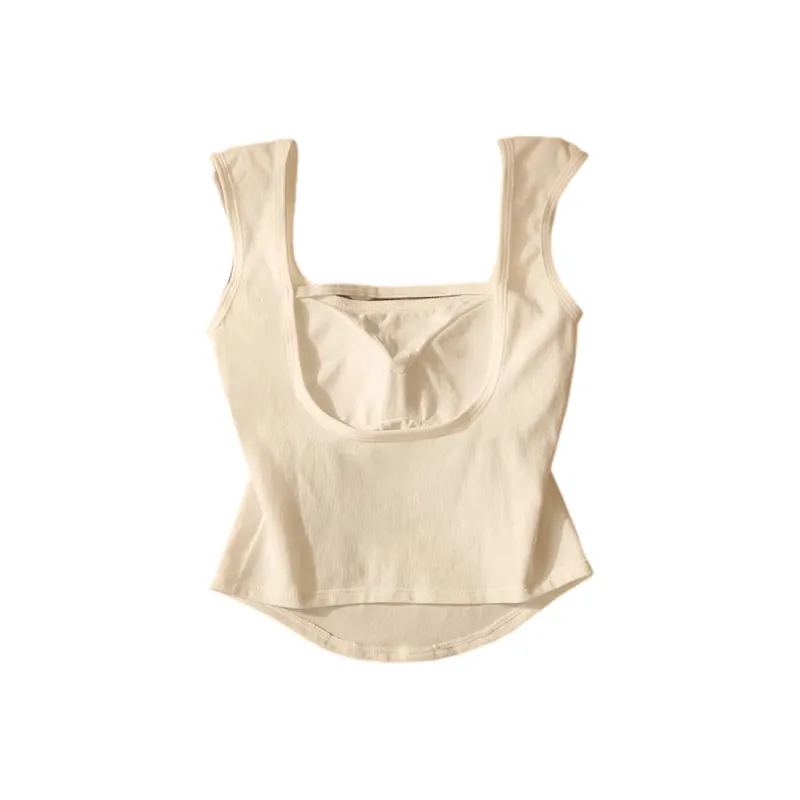 Mu Qingqing Camisole Women's White-1