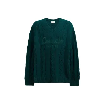 COACH Sweaters Unisex Green