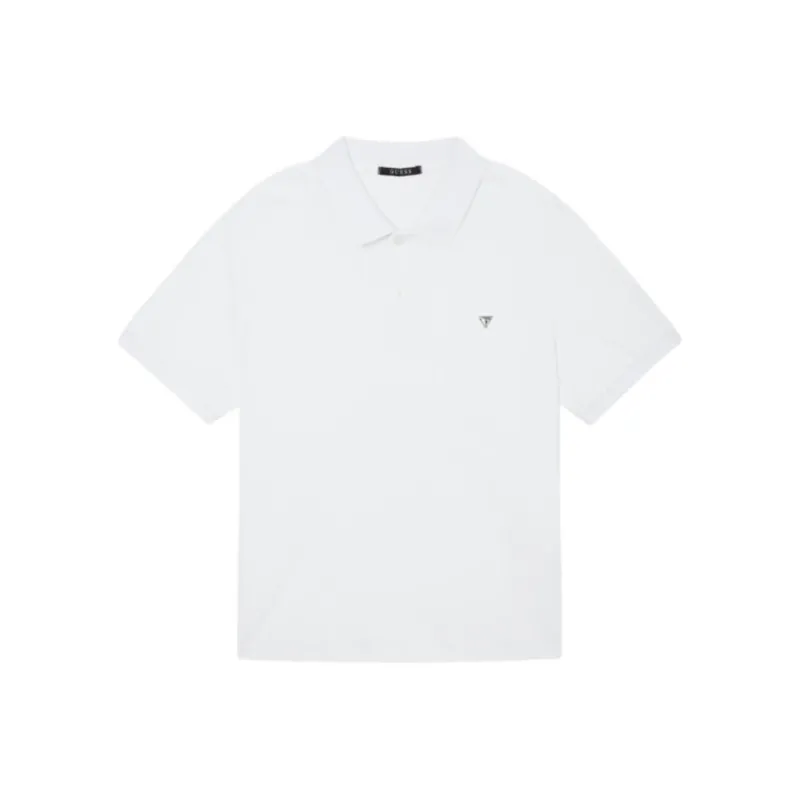 GUESS Polo Shirts Men White-0