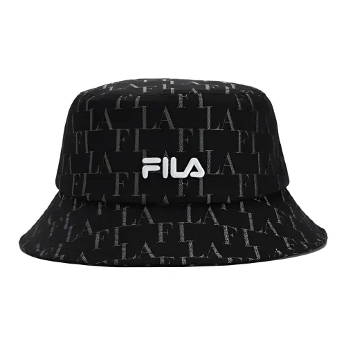 FILA Polyester Bucket Hats Women's Black/White