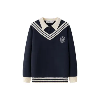 Tokyo Season Knitwear Spring Fall Unisex Navy Blue