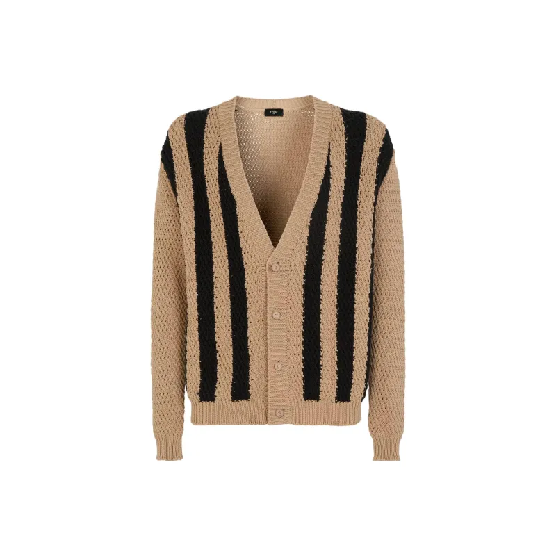 FENDI SS24 Knitwear Men's Brown-0