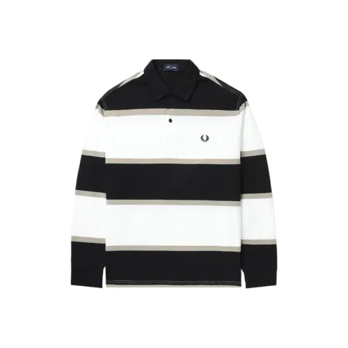 FRED PERRY Striped Cotton Polo Shirt