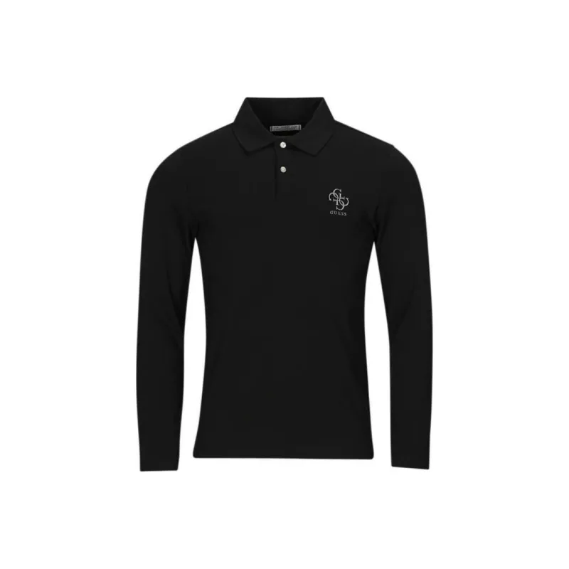 GUESS Polo Shirts Men Black-0