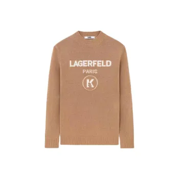 KARL LAGERFELD Sweater Men's Light Coffee