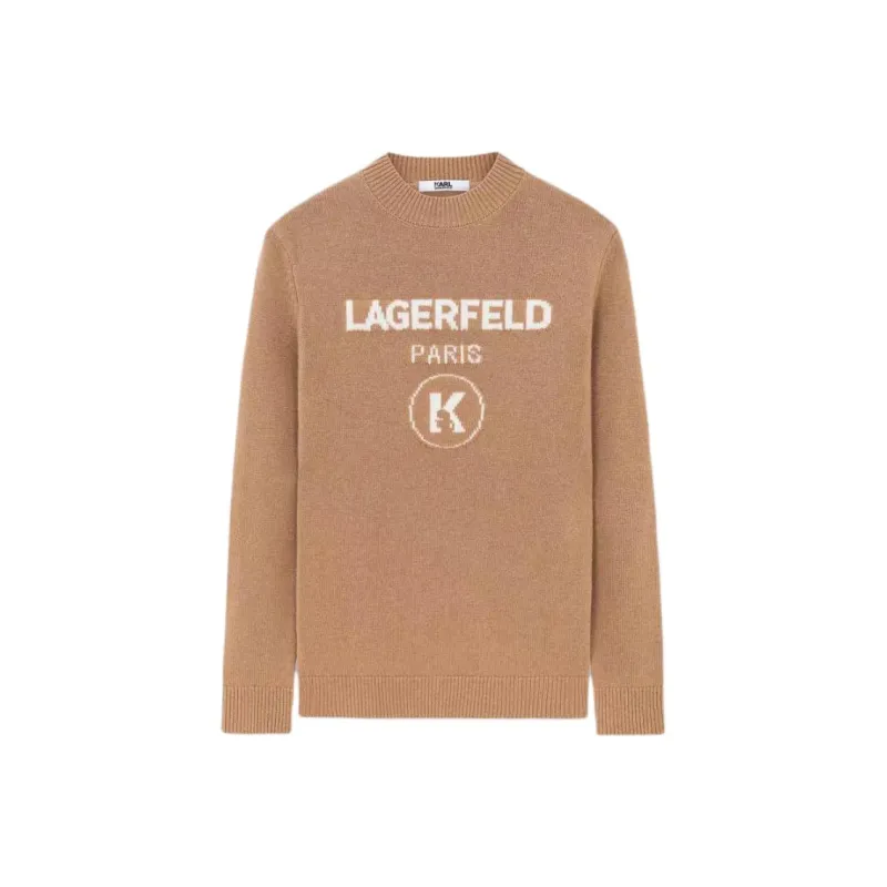 KARL LAGERFELD Sweater Men's Light Coffee-0
