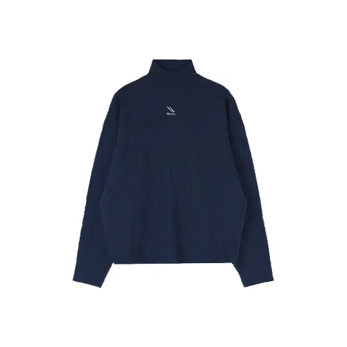 ROARINGWILD Small Turtleneck Texture Knitwear Unisex