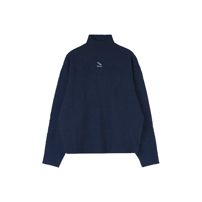 ROARINGWILD Small Turtleneck Texture Knitwear Unisex-9