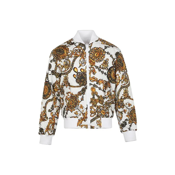 VERSACE JEANS COUTURE Reversible Jacket Men's White-0