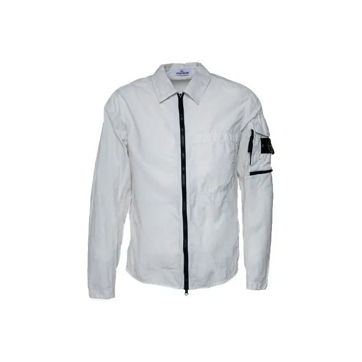 STONE ISLAND SS22 Jackets & Coats Men's Frost White-0