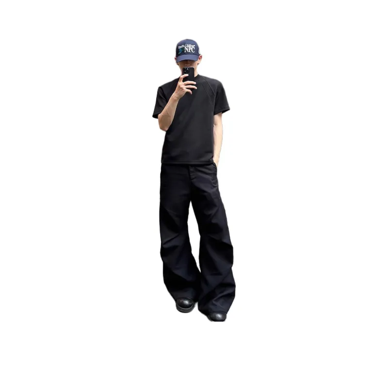 KVIV T Shirts Men Black -1