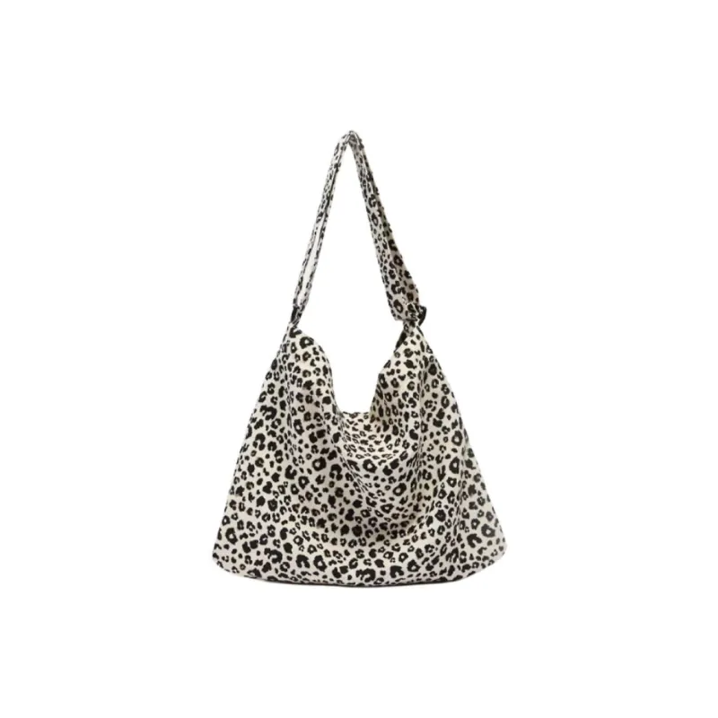 Three Blessings Fabric Shoulder Bag Medium Size Women's Multicolor-4
