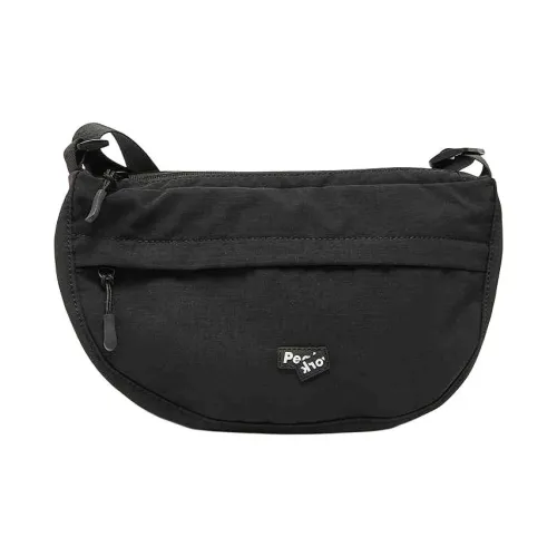Three Blessings Nylon Shoulder Bag, Crossbody Bag Medium Size Women's Multicolor