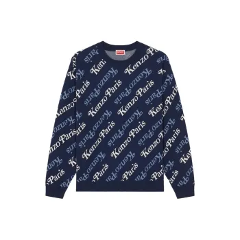 KENZO All Over Monogram Printed Jumper