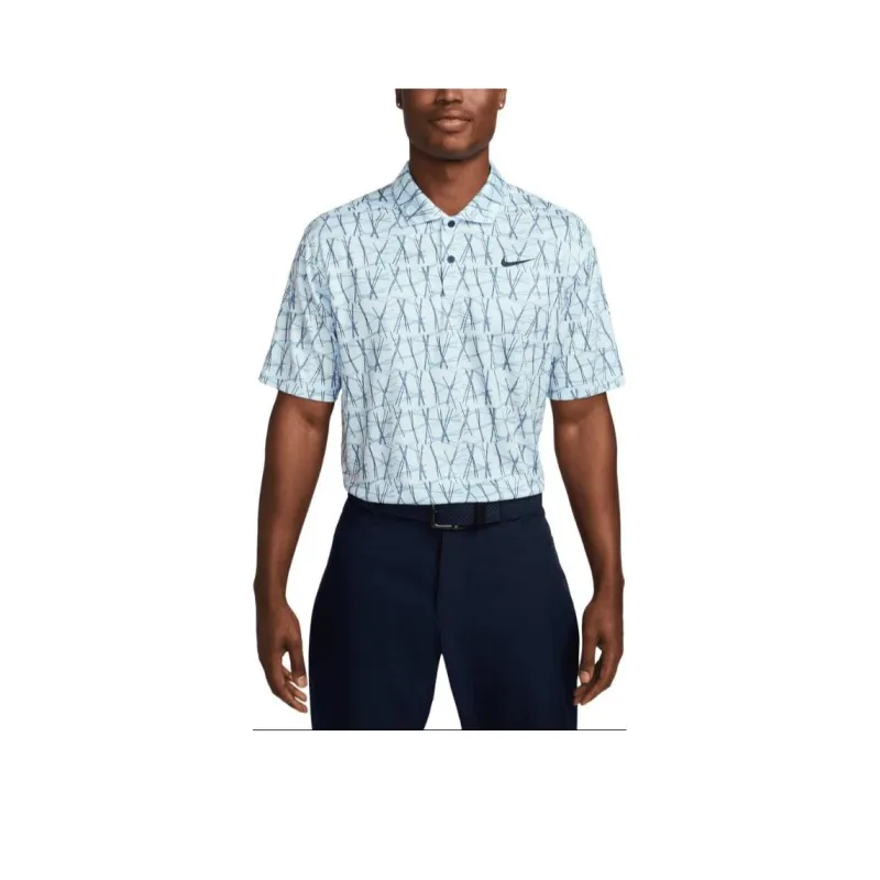 Nike Dri-FIT Victory Longleaf Polo Shirt Men's Glacier Blue/Midnight Navy/Midnight Navy-0