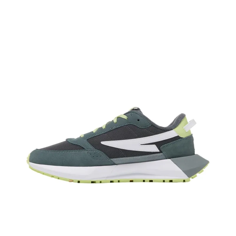 FILA Racer Energized Low Top Running Shoes Men's Gray-1