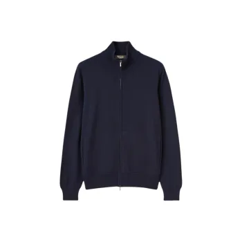 Loro Piana High Neck Zipped Jacket