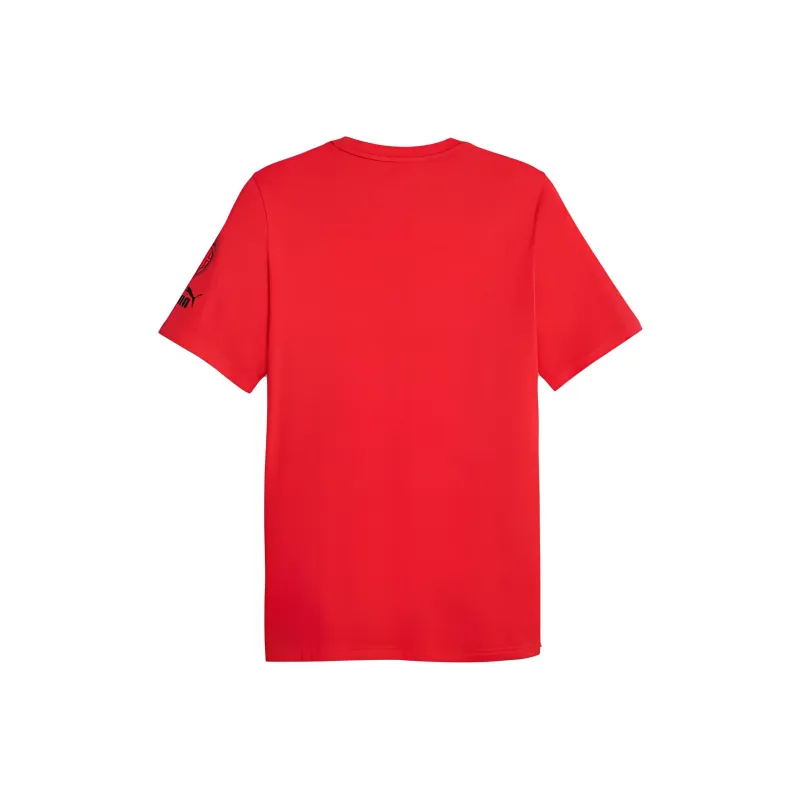 PUMA AC MILAN FTBLCORE GRAPHIC T Shirt Men's Red-1