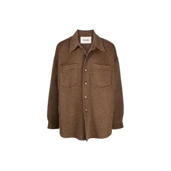 NANUSHKA Jackets Men Umber