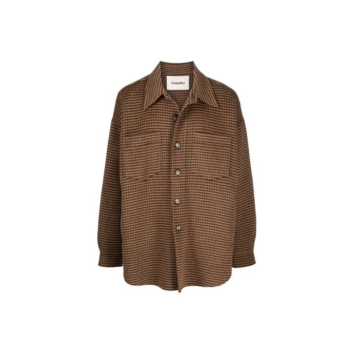 NANUSHKA Jackets Men Umber-0