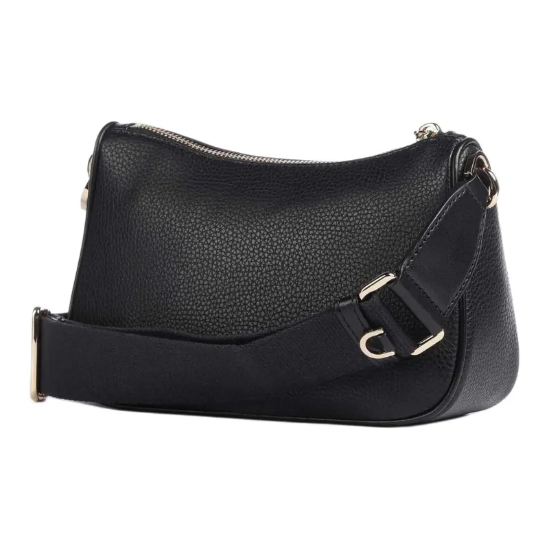 MICHAEL KORS Jet Set Pebble Patterned Leather PU Crossbody Bag, Shoulder Bag Medium Size Women's Black-4