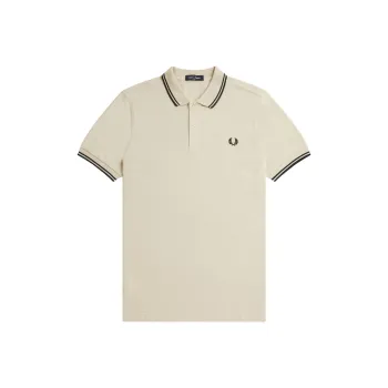 FRED PERRY Logo embroidered Cotton Polo Shirt