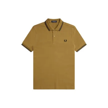 FRED PERRY Polo Shirt Men's Deep Caramel