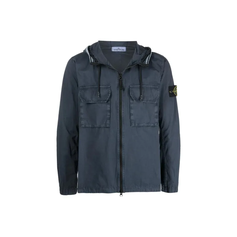 STONE ISLAND Jackets Men Blue-0