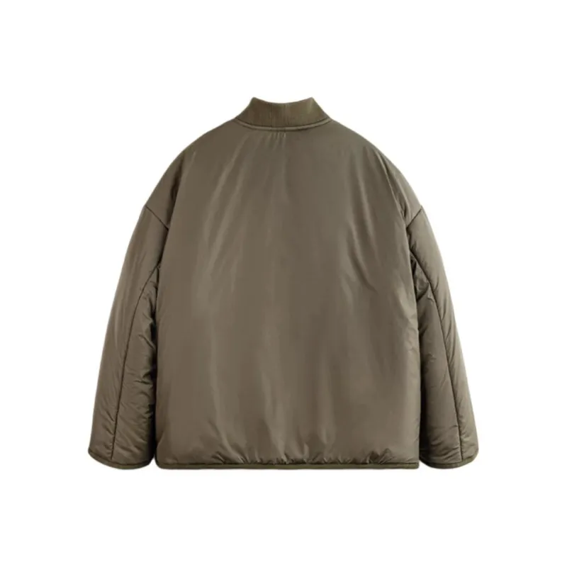MADEN Baseball Jacket Women's Olive Green-5
