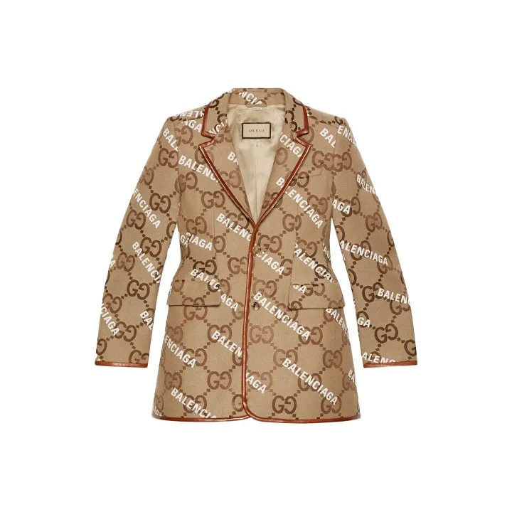 GUCCI X Balenciaga The Hacker Project Jumbo Gg Men Jacket-0