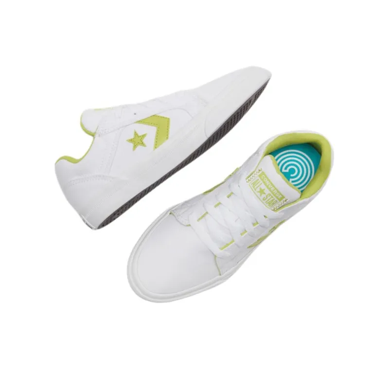 Converse El Distrito 2.0 Slip Resistant, Abrasion Resistant, Lightweight Low Top Skateboard Shoes Unisex White-3