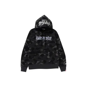 A BATHING APE X Coca Cola Color Camo Ape Head Pullover Hoodie
