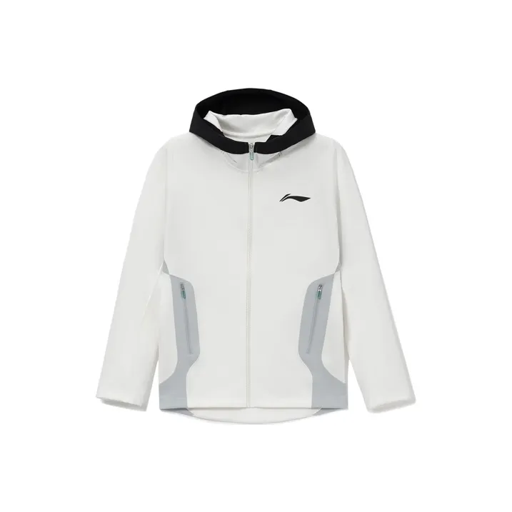 LiNing Professional Basketball Series Jacket Fall Men's White-0