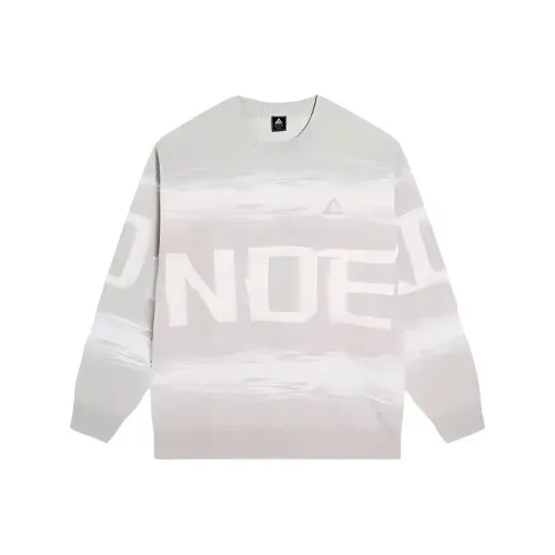 PEAK Basketball Culture Collection Sports Lifestyle Collection Sweater Men's White Gray Green
