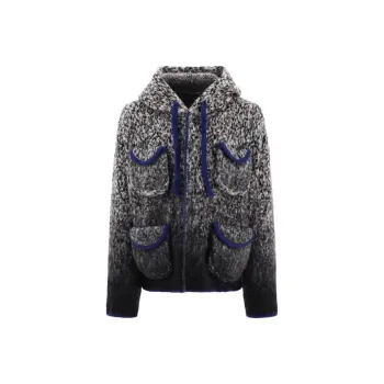 OFF-WHITE Sweater Loose Fit Style Men's Gray White