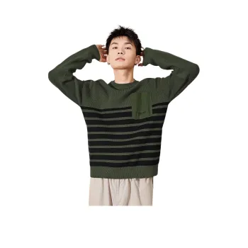 Tonlion Sweater Men's Dark Green