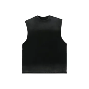 Fearless East Tank Tops Unisex Stone Black
