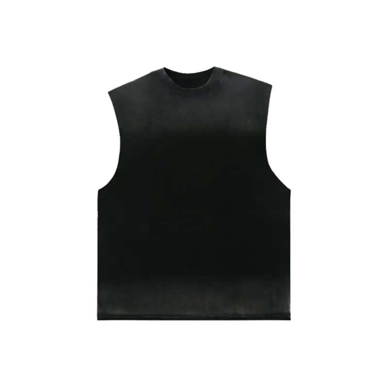 Fearless East Tank Tops Unisex Stone Black-0